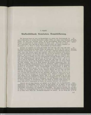 5. Kapitel. Waffenstillstand. Revolution. Demobilisierung