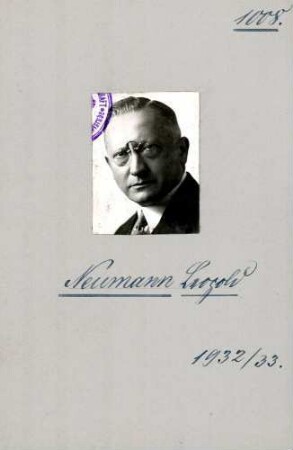 Neumann, Leopold, Zentrum