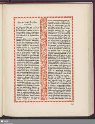 Goethe und Schiller