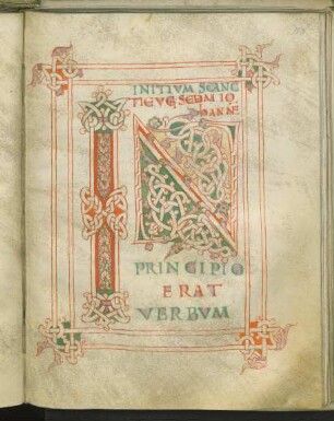 Zierseite 'In principio'