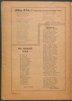 ¡Más Allá...! : Homenaje a Enrique González Tuñón