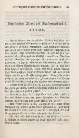 37-74 Ursprüngliche Einheit des Menschengeschlechts