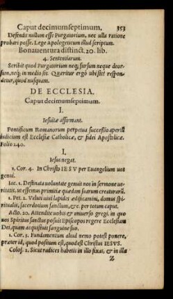 De Ecclesia. Caput decimumseptimum.