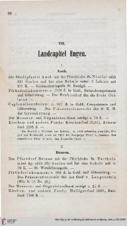 VII: Landcapitel Engen
