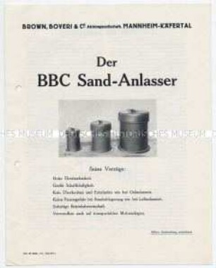 Anlasser für Motoren mit Sandkühlung