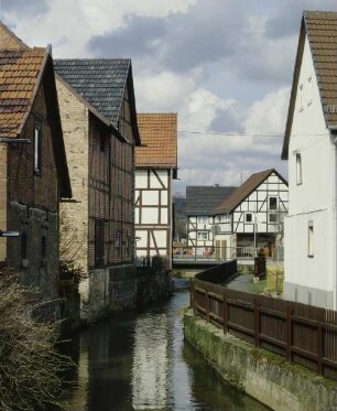 Kanalisierter Flußlauf der Urff
