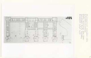 TU Hauptgebäude, Berlin-Charlottenburg (Diplomarbeit bei Peter Poelzig): Grundriss + 0.14