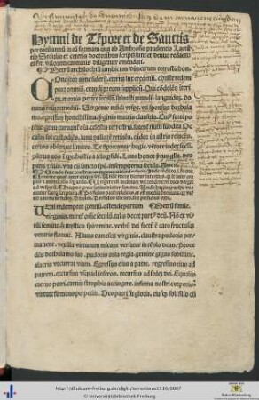 Hymni de Tempore et de Sanctis