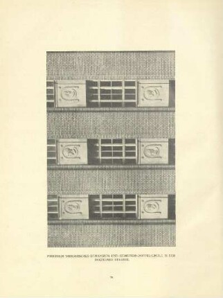 Friedrich Werdersches-Gymnasium und Gemeinde-Doppelschule in der Bochumer Strasse