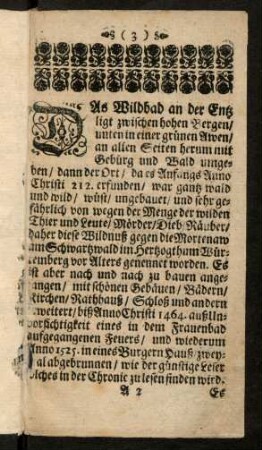3-14, Das Wildbad an der Enz ligt zwischen hohen Bergen/ ...