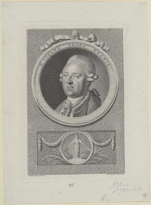 Bildnis des Iohann Georg Krüniz