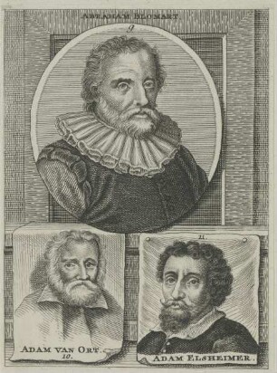 Gruppenbildnis von Abraham Blomart, Adam van Ort und Adam Elsheimer