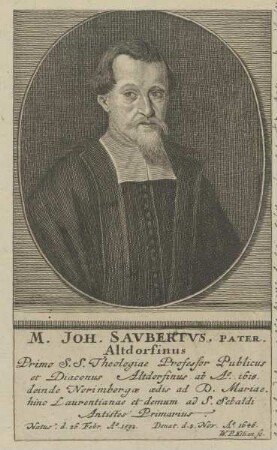 Bildnis des Johann Savbertvs