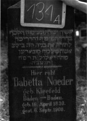Grabstein 131A