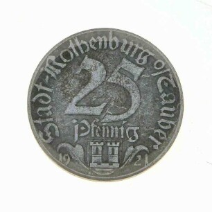 "25 Pfennig", 1921"