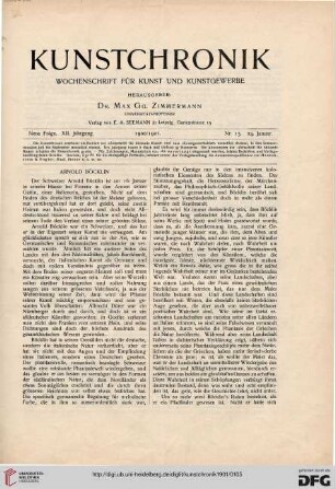 Heft 13 (24. Januar 1901)