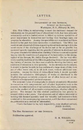 The Teaching, practice, and literature of shorthand