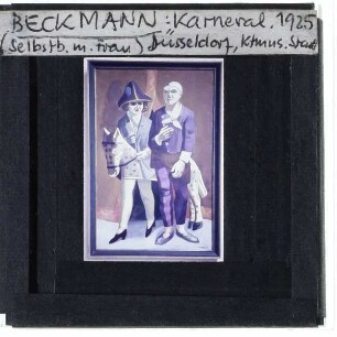 Beckmann, Doppelbildnis Karneval (Max Beckmann und Quappi)