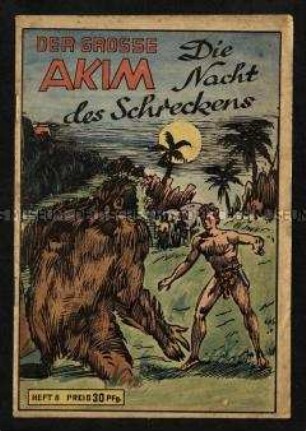Großband aus der Comicserie Der große Akim, Heft 8
