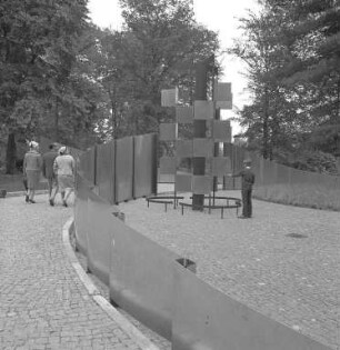 "Lichtgarten" im Schloßgarten, angelegt anläßlich der Bundesgartenschau 1967.