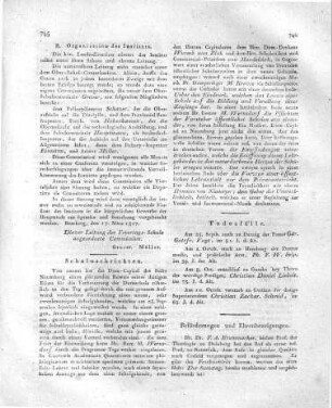 Schulnachrichten.