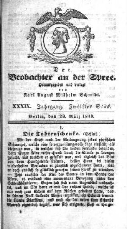 12. Stueck, 23. Maerz 1840