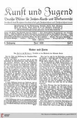 N.F. 8.1928 S. 143-144: Natur und Form