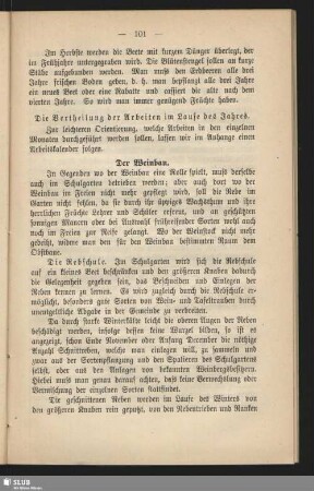Der Weinbau