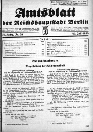 1938,28: Nr. 28, 10. Juli 1938