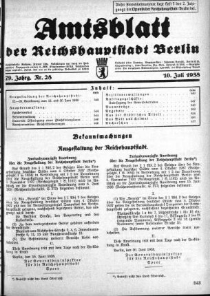 1938,28: Nr. 28, 10. Juli 1938