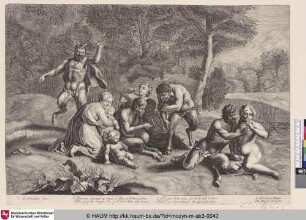 [Satyrfamilie im Wald; Satyr´s Family; Familie van saters]