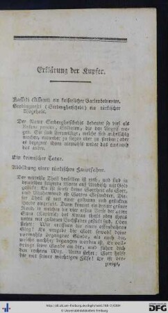 Erklärung der Kupfer.