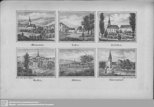 Mennewitz, Rabis, Schlöben, Gröben, Gleina, Albertsdorf