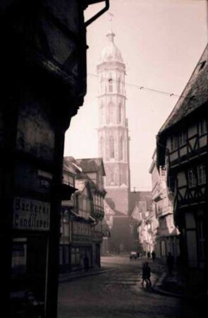 Braunschweig: St. Andreas-Kirche, vom Meinhardshof aus