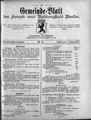 1907,7: No. 7, 17. Februar 1907
