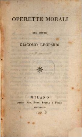 Operette Morali