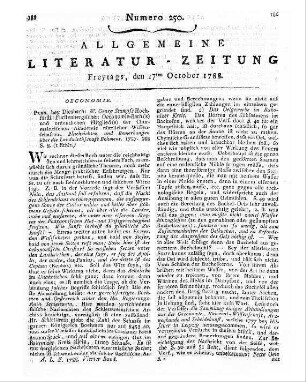 Stoixner, Ladislaus von: Abhandlungen vom Seiden-, Flachs- und Hanfbau, ingleichen von einer Art Seide aus Spinnweben. - Nürnberg : Stein, 1788