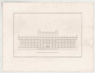 Thiersch, Friedrich von; München; Museums - Projekt - Grundriss