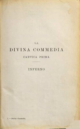 La divina commedia di Dante Alighieri
