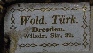 Türk, Woldemar / Etikett:Buchhändler/Buchhändlerin