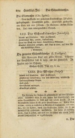 LXXII. Die Wespe