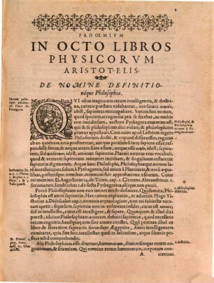 Commentarii Collegii Conimbricensis Societatis Iesv, In octo libros Physicorum Aristotelis Stagiritae, 1