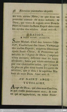 [Oraison diverses]