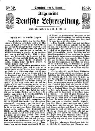 Schiller und die deutsche Jugend