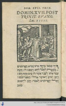 Domin. XVII. Post Trinit. Evang. Luc. XIIII.