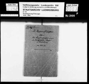 Ortsvorsteher der Stadtgemeinde Langenburg