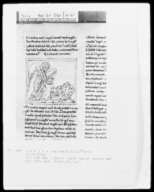 Beatus von Liébana, Kommentar zur Apokalypse — Der erste Engel gießt seine Schale über die Erde aus, Folio 80verso