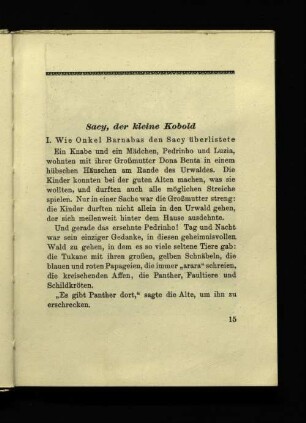 Sacy, der kleine Kobold