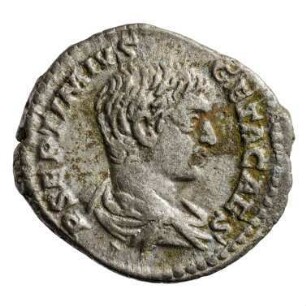Münze, Denar, 203 - 208 n. Chr.