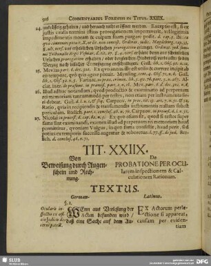 Tit. XXIIX. Von Beweisung durch Augenschein und Rechnung